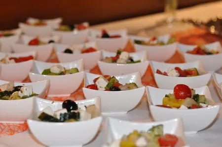 Essen bei einer freien Trauung