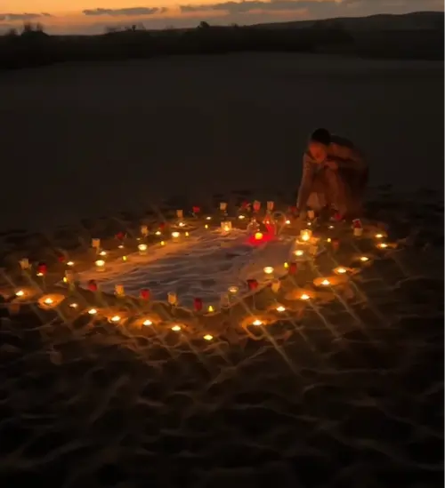Hochzeit bei Nacht