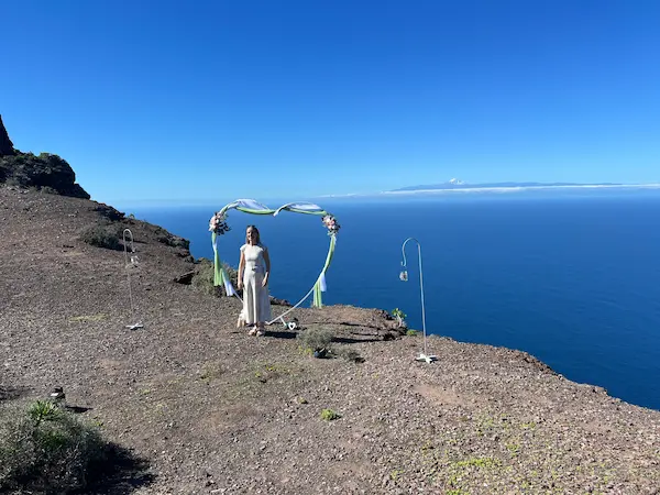 Hochzeit mit Blick auf Teneriffa