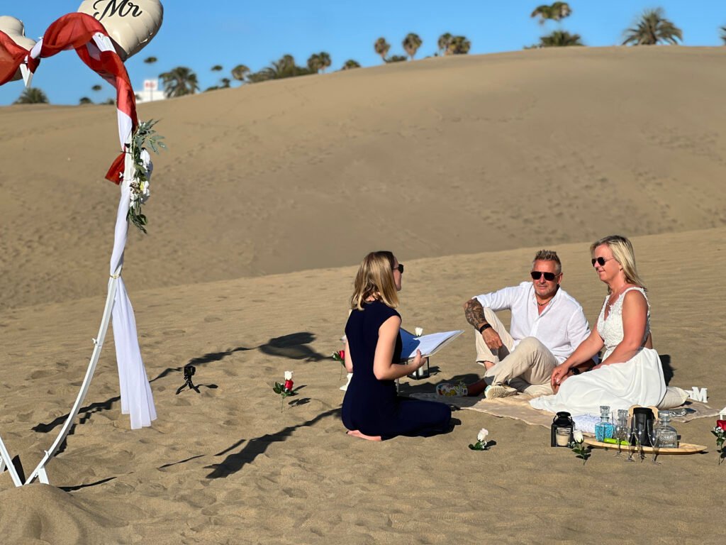 Elopement-Hochzeit am Strand